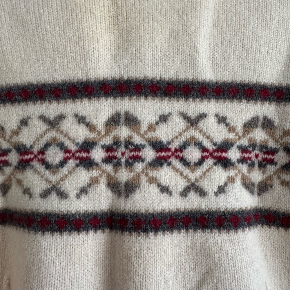 Eddie Bauer Lambs Wool Sweater XL/Large - Picture 9 of 13